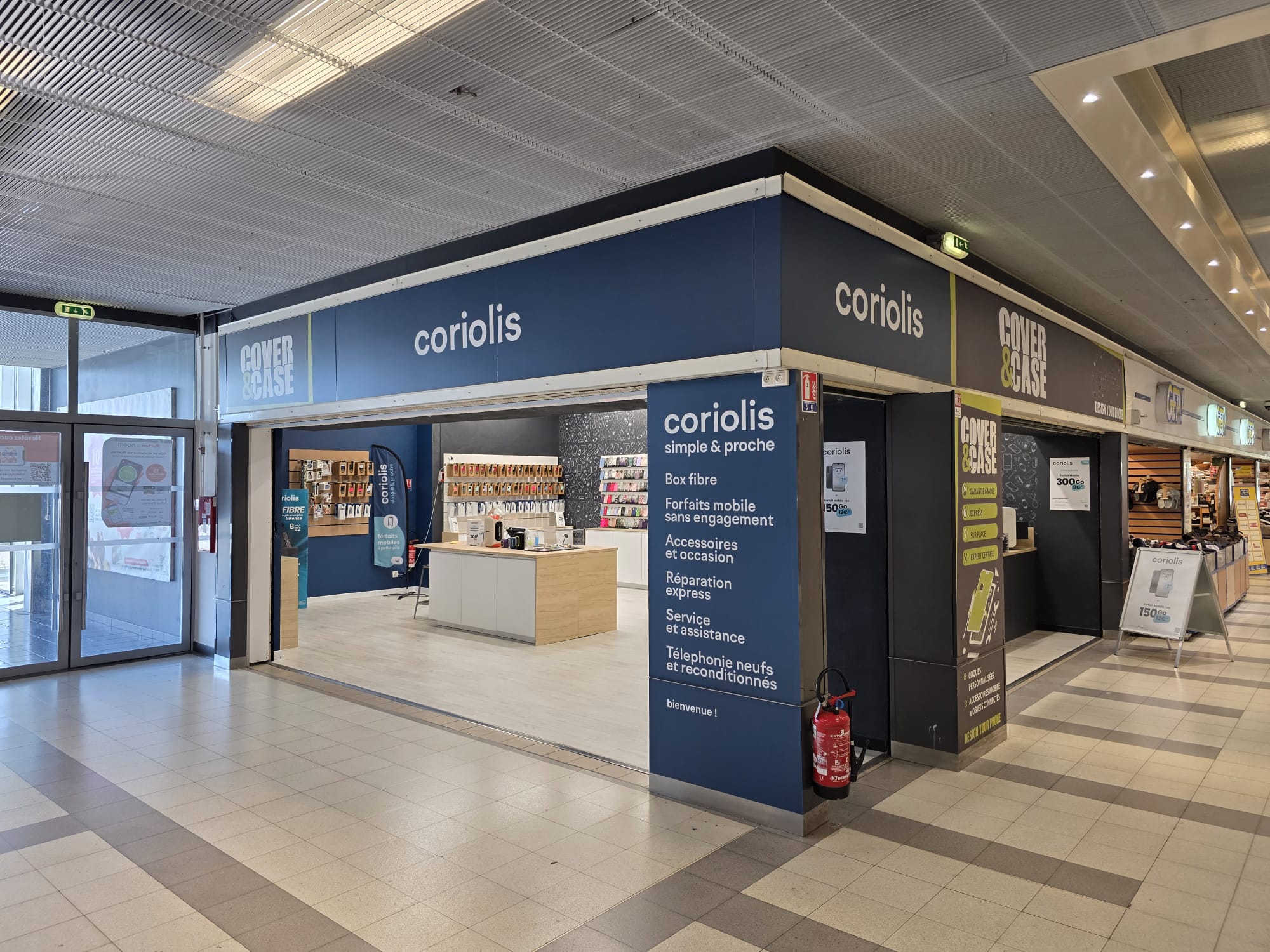 Boutique Coriolis après habillage commercial